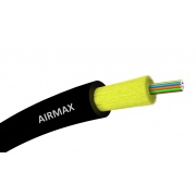 Kabel światłowodowy AIRMAX microADSS 4J, G.657A2, czarny, średnica 3.3 mm, TPU