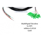 MultiPigtail Telcoline 4J SC/APC 30m G.652d , średnica 3-5mm
